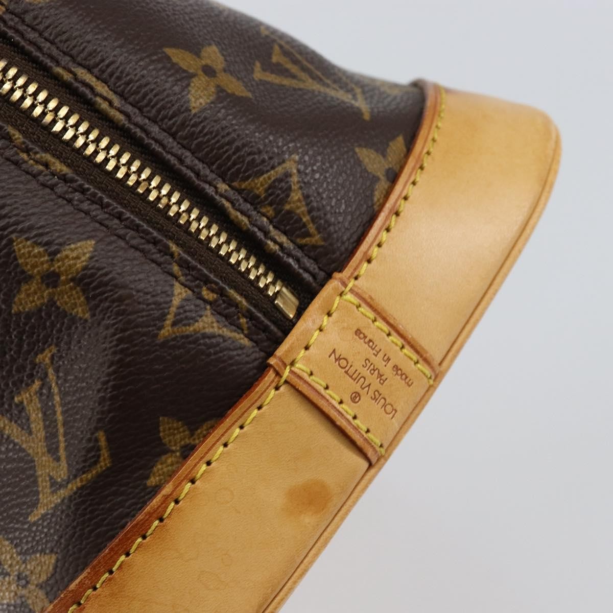 Louis Vuitton LOUIS VUITTON Monogram Alma Hand Bag M51130 LV Authentic 149986