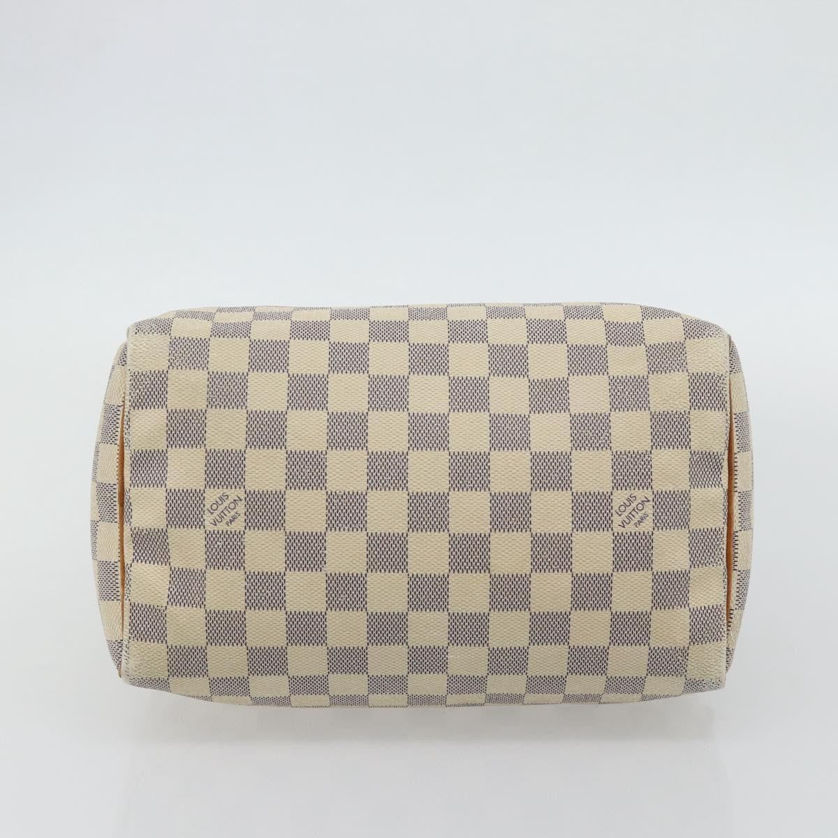 Louis Vuitton LOUIS VUITTON Damier Azur Speedy 25 Hand Bag N41534 LV Authentic BA13132