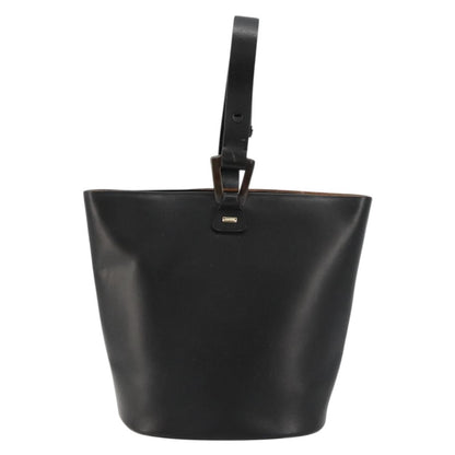 Gucci GUCCI Hand Bag Leather Black Authentic 71508