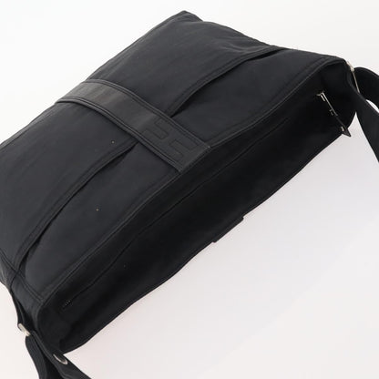 Hermès Hermès HERMES Acapulco Basas MM Shoulder Bag Nylon Black Authentic BAZ192
