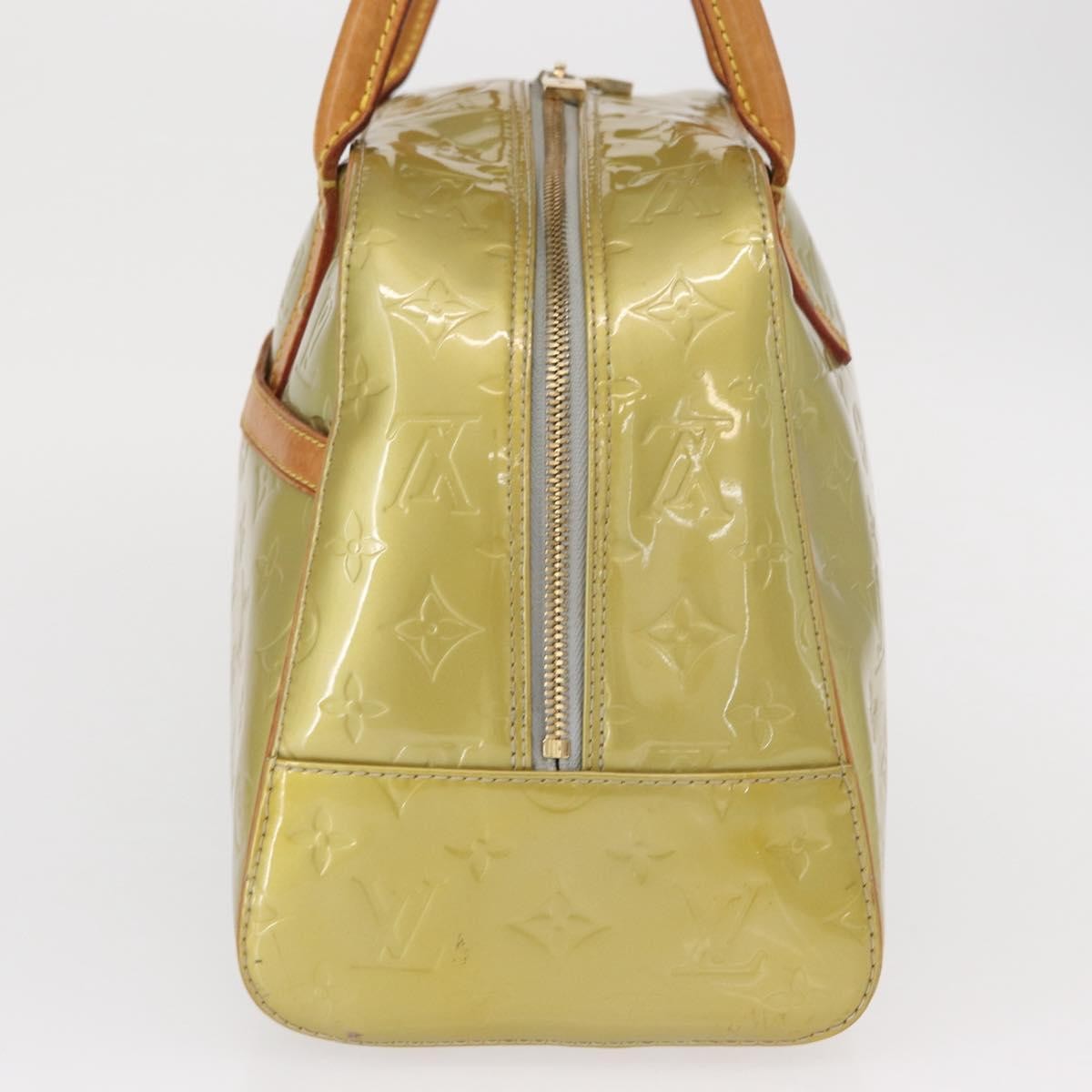 Louis Vuitton LOUIS VUITTON Monogram Vernis Tompkins Square Bag Gris M91150 LV Authentic ep12776