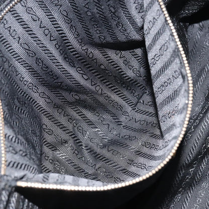 Prada PRADA Tote Bag Nylon Black Gold Authentic 156177