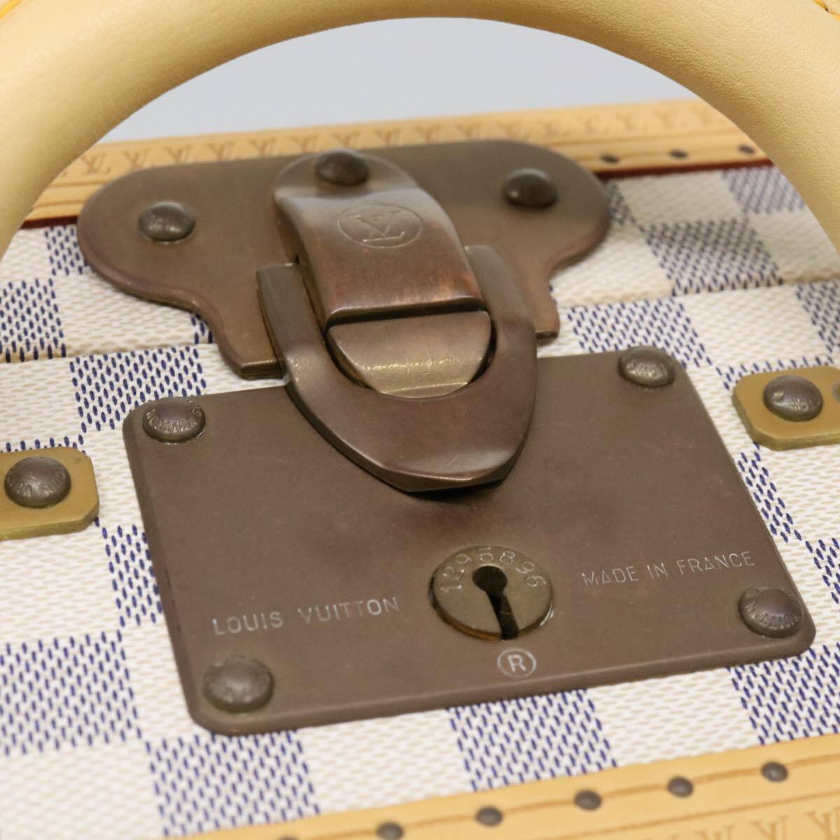 Louis Vuitton LOUIS VUITTON Damier Azur Cotteville 45 Trunk SPO LV Authentic 38808SM Bag