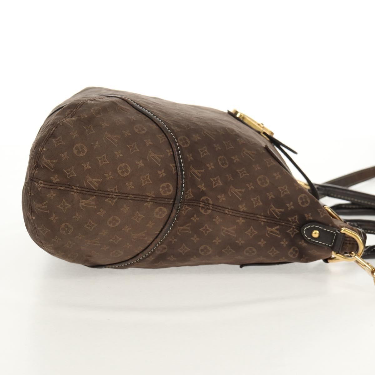 Louis Vuitton LOUIS VUITTON Monogram Idylle Elegy Hand Bag Black M56696 LV Authentic bs31637