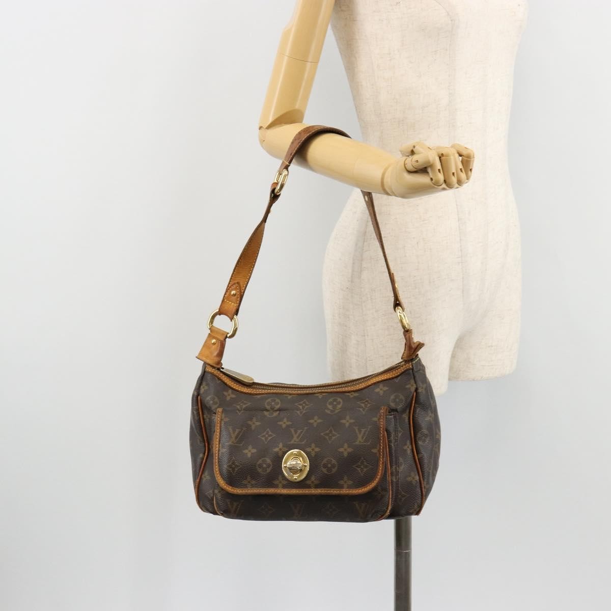Louis Vuitton LOUIS VUITTON Monogram Tical GM Shoulder Bag M40077 LV Authentic bs35202
