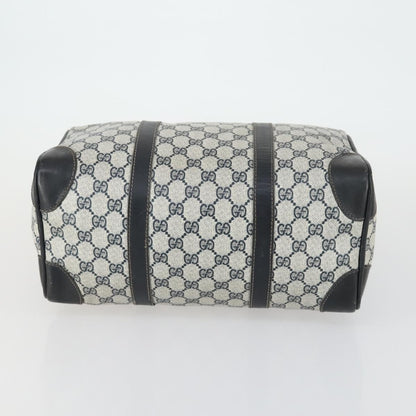 Gucci GUCCI GG Supreme Web Sherry Line Bag PVC Nylon 4 Set Beige Navy Authentic mr1719
