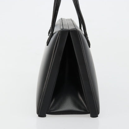 Loewe LOEWE Hand Bag Leather Black Gold Authentic bs34657