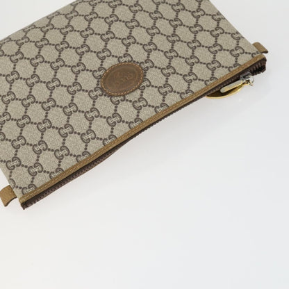 Gucci GUCCI GG Supreme GG Plus Web Sherry Line Bag PVC 4 Set Beige Green Authentic 160748