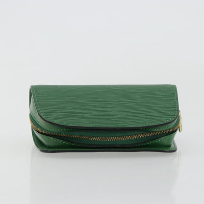 Louis Vuitton LOUIS VUITTON Epi Dauphine PM Cosmetic Pouch Green M48444 LV Authentic BA12760 Bag