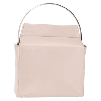 Givenchy GIVENCHY Hand Bag Leather Pink Silver Authentic bs30997