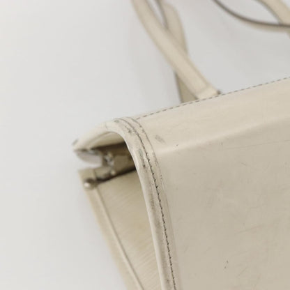 Louis Vuitton LOUIS VUITTON Epi Madeleine PM Hand Bag White Yvoire M5933J LV Authentic 160228