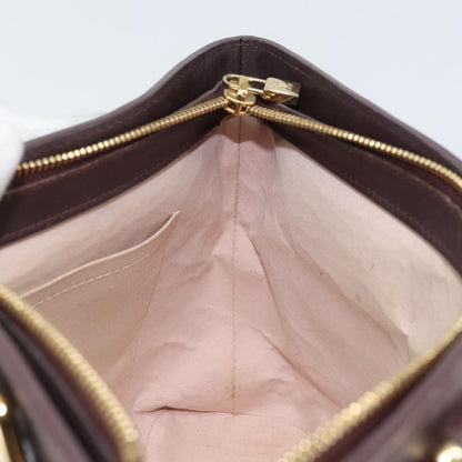Louis Vuitton LOUIS VUITTON Monogram Mini Lucille PM Hand Bag Red M92678 LV Authentic BA9329