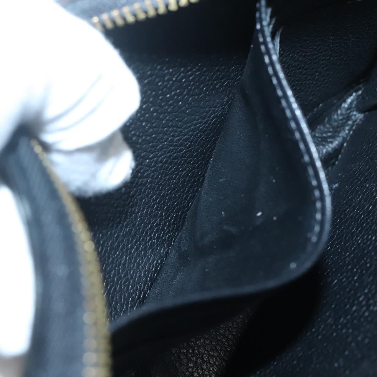 Louis Vuitton LOUIS VUITTON Monogram Empreinte Zippy Wallet Wallet Black M61864 LV Authentic hk2892 Bag