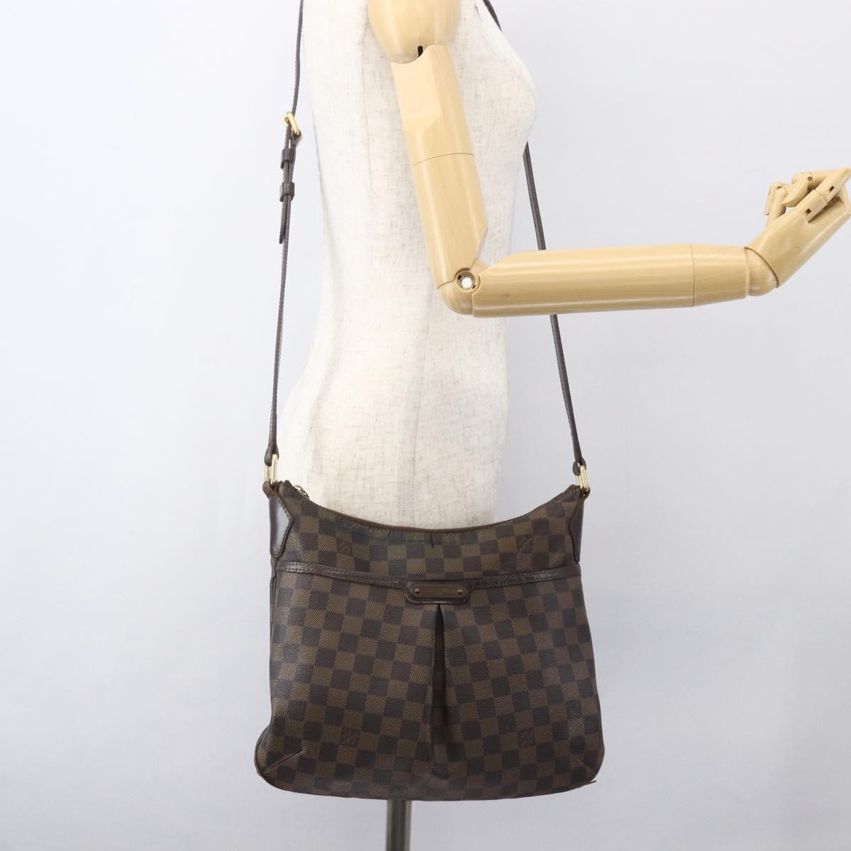 Louis Vuitton LOUIS VUITTON Damier Ebene Bloomsbury PM Shoulder Bag N42251 LV Authentic 160024