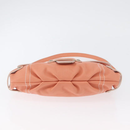 Salvatore Ferragamo Salvatore Ferragamo Gancini Shoulder Bag Leather Pink Silver Authentic BA11212