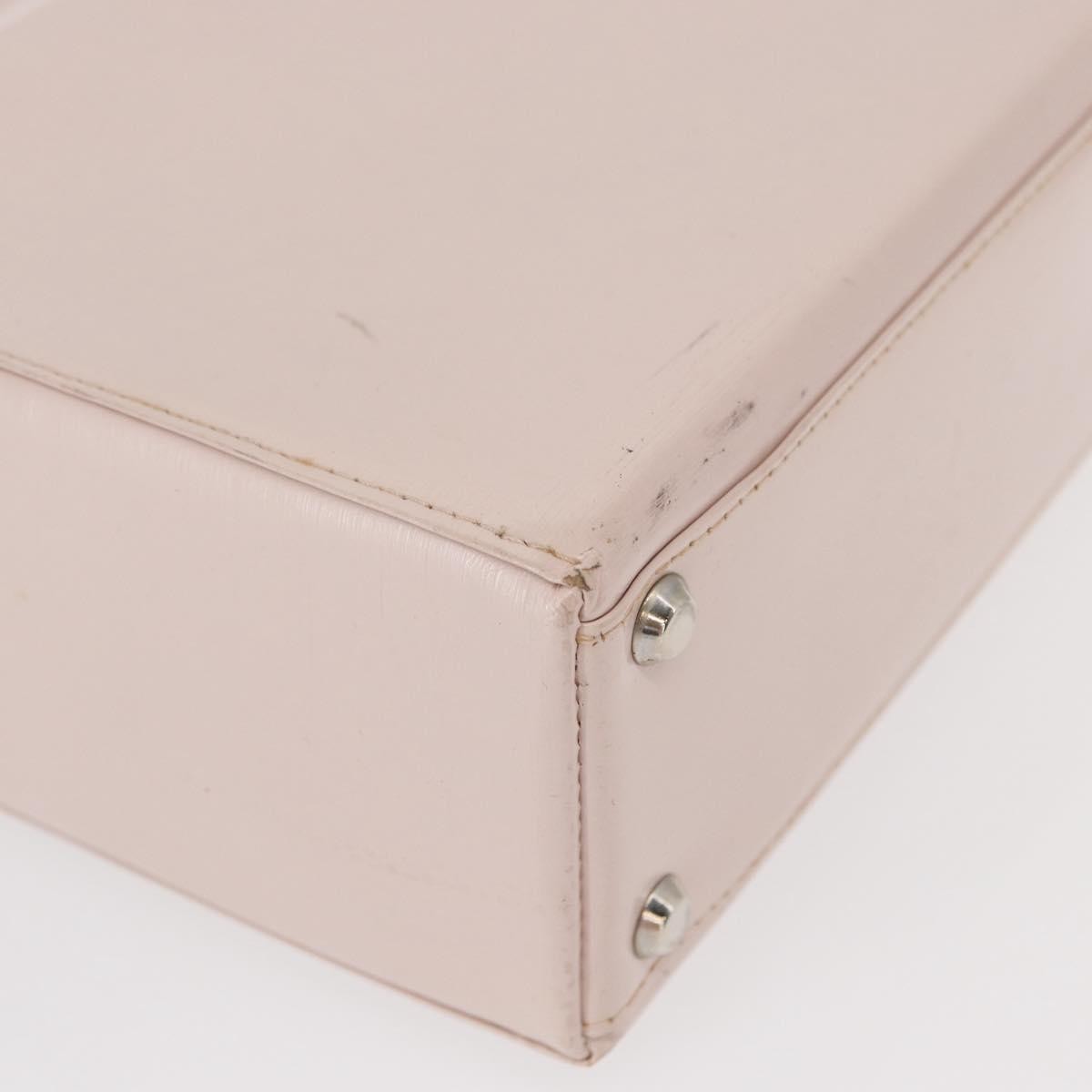 Givenchy GIVENCHY Hand Bag Leather Pink Silver Authentic bs30997