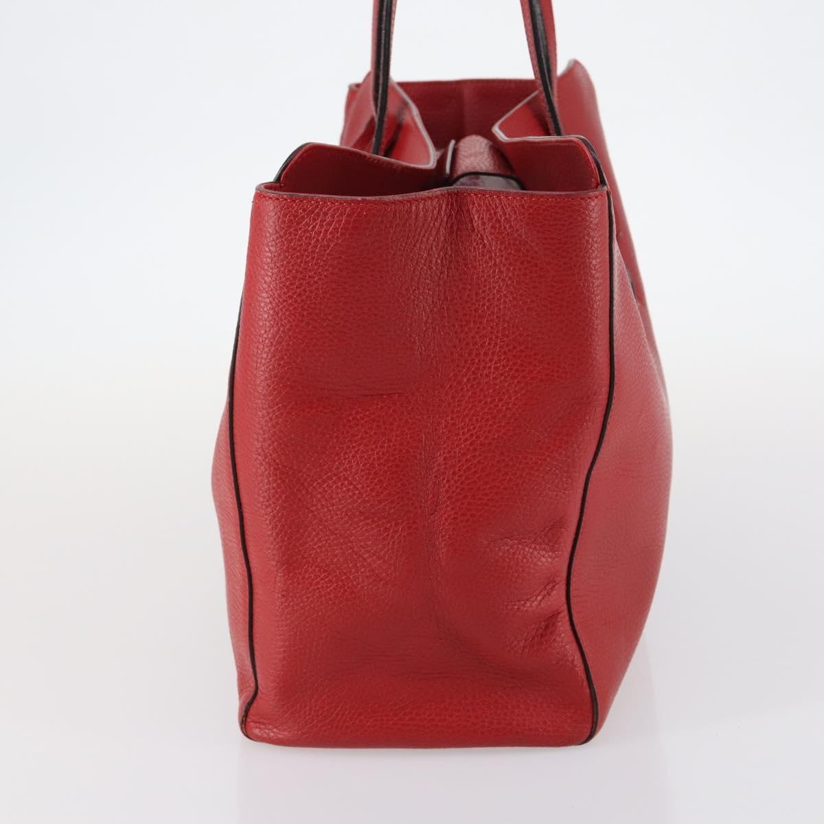 Gucci GUCCI Swing Tote Bag Leather Red Gold 354397 Authentic 144275