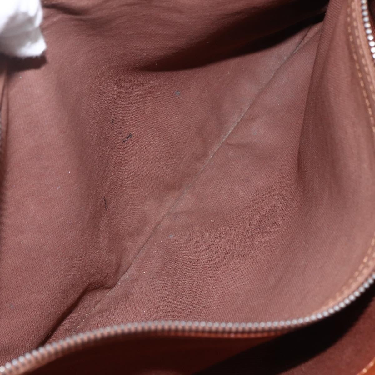 Celine CELINE Boogie bag Hand Bag Leather Brown Silver Authentic ka853