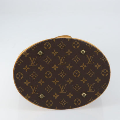 Louis Vuitton LOUIS VUITTON Monogram Bucket GM Shoulder Bag M42236 LV Authentic 156566