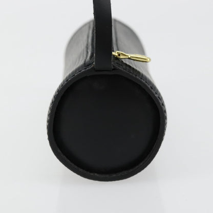 Louis Vuitton LOUIS VUITTON Epi Soufflot Pouch Black LV Authentic BA12311 Bag