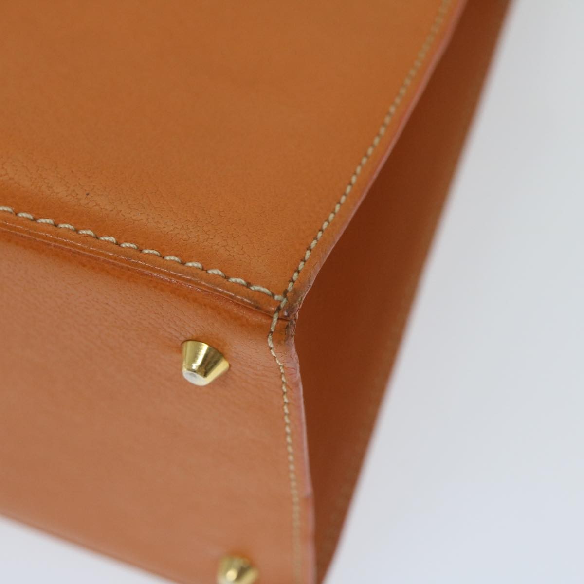 MORABITO MORABITO Scalar 28 Hand Bag Leather Orange Authentic am5465
