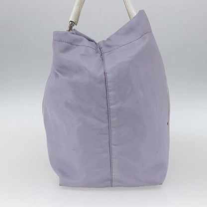 Prada PRADA Backpack Nylon Leather Purple Silver Authentic am10579 Bag