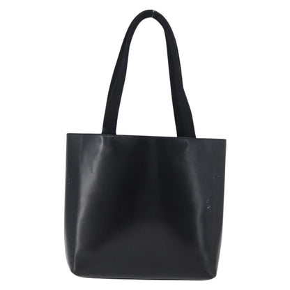 Prada PRADA Tote Bag Leather Black Authentic gh1848