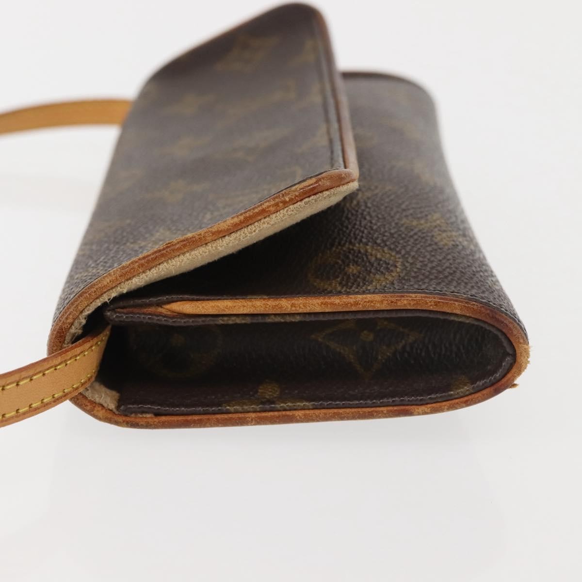 Louis Vuitton LOUIS VUITTON Monogram Pochette Twin PM Shoulder Bag M51854 LV Authentic gh816