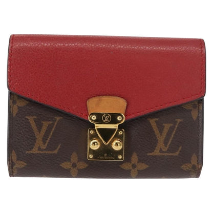 Louis Vuitton LOUIS VUITTON Monogram Noir Portefeuille Purse Compact Wallet M67478 Authentic fm4941