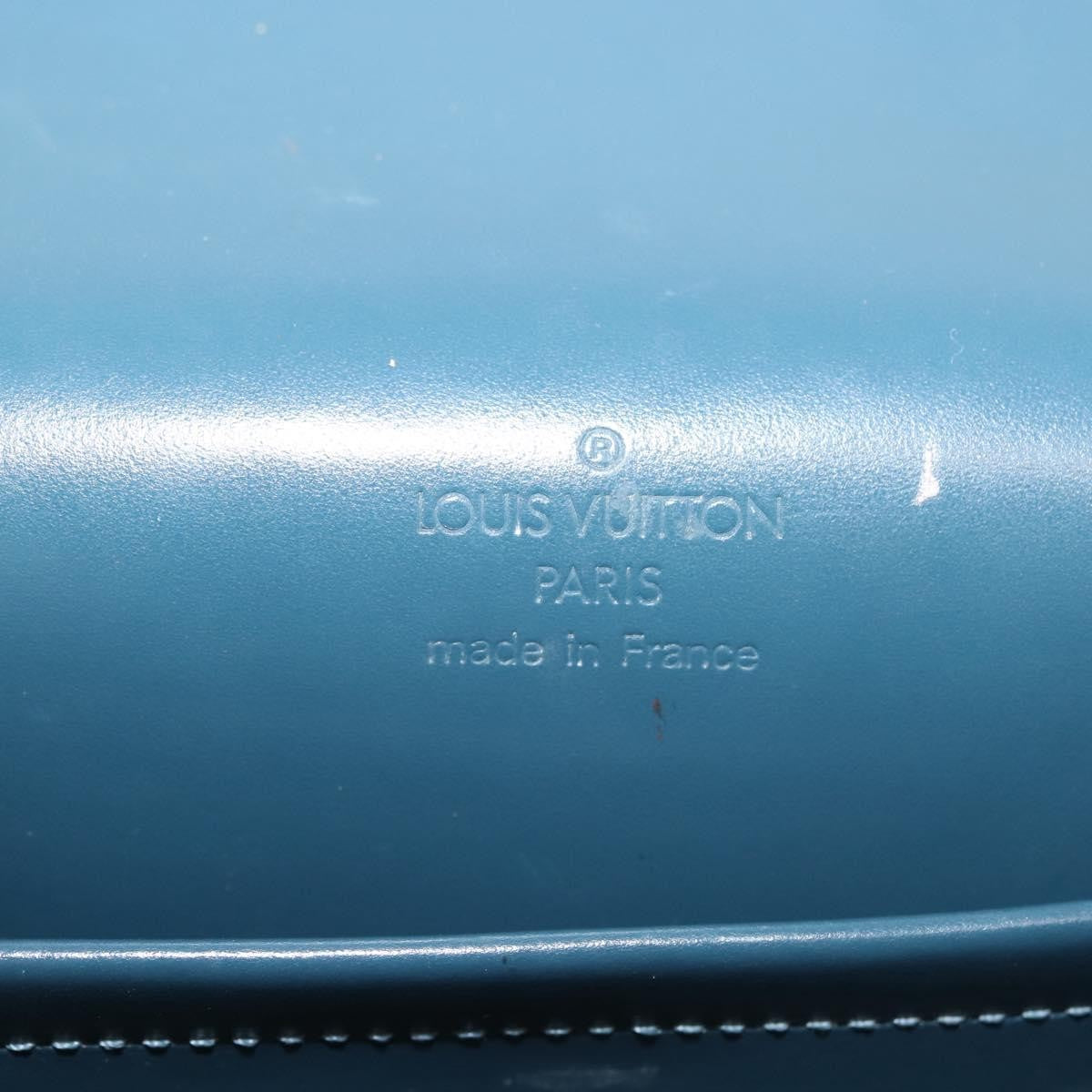 Louis Vuitton LOUIS VUITTON Damier Vernis Club Bag Green Petrol Blue M92128 LV Authentic BA5815