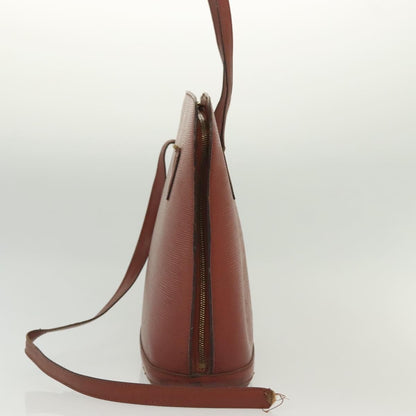 Louis Vuitton LOUIS VUITTON Epi Lussac Shoulder Bag Brown M52283 LV Authentic 136432