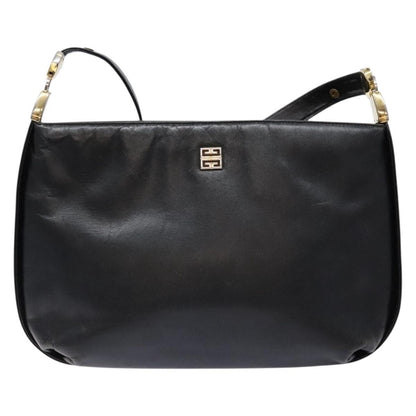 Givenchy GIVENCHY Shoulder Bag Leather Black Gold Authentic bs28533