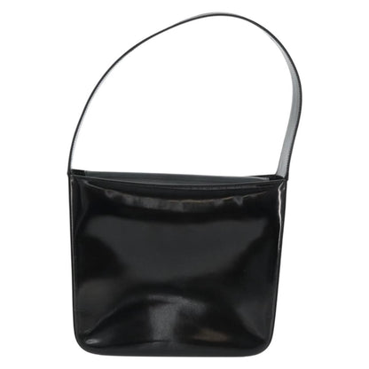 Gucci GUCCI Soho Shoulder Bag Patent leather Black Silver Authentic 179948