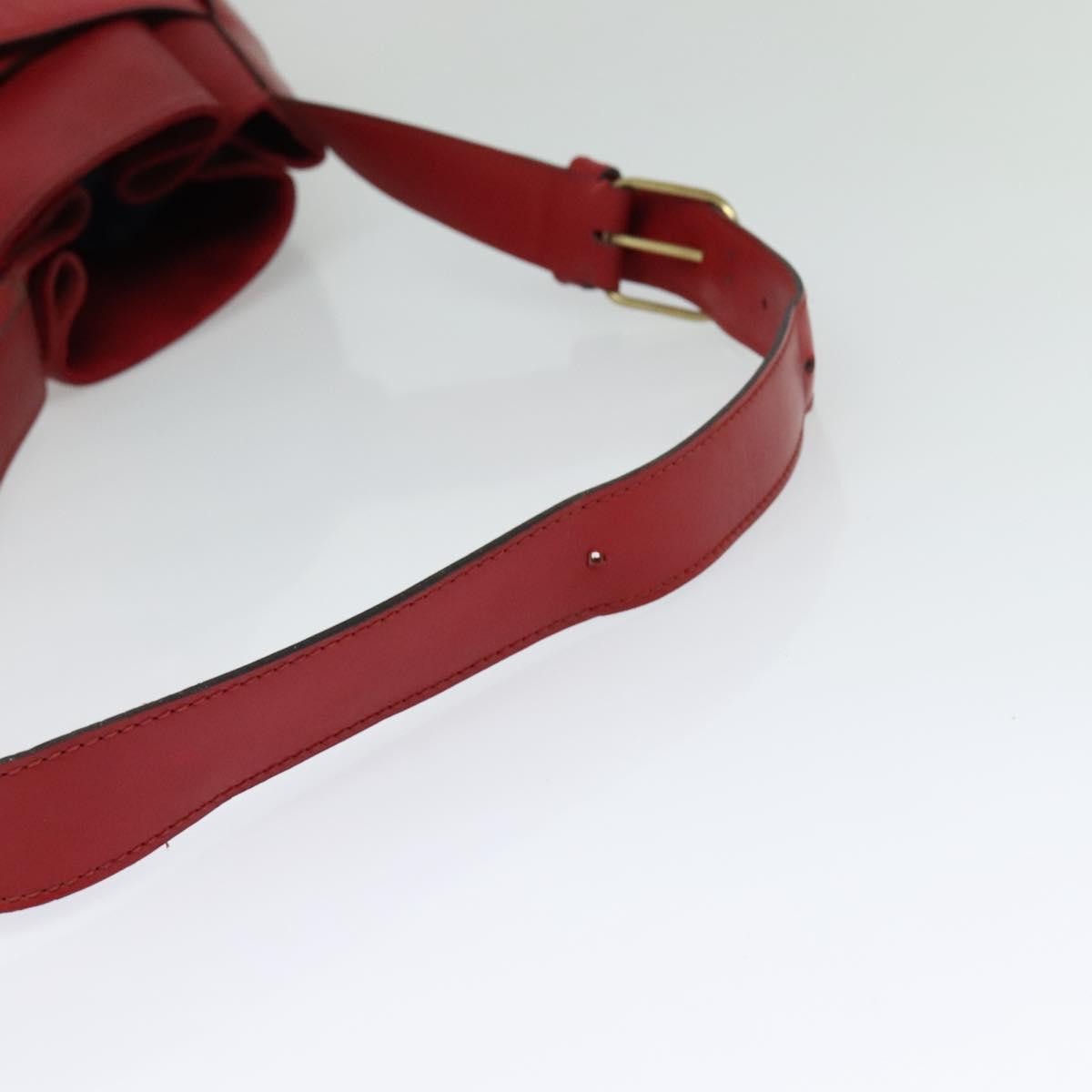 Louis Vuitton LOUIS VUITTON Epi Sac Depaule PM Shoulder Bag Red M80207 LV Authentic bs24723