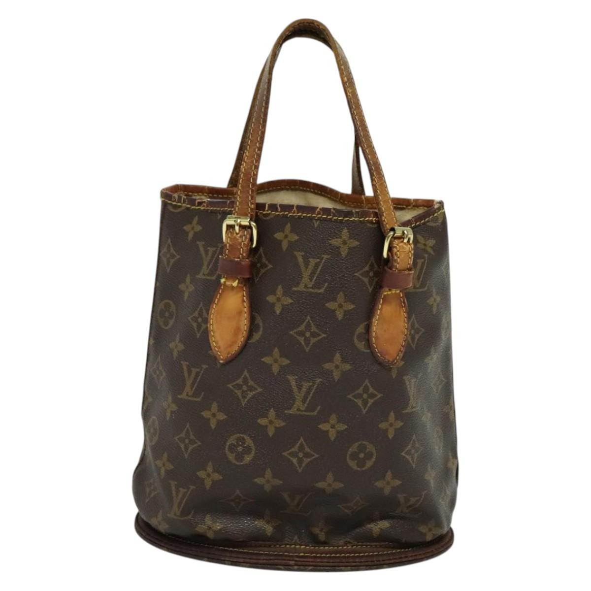 Louis Vuitton LOUIS VUITTON Monogram Bucket PM Shoulder Bag M42238 LV Authentic ar11236