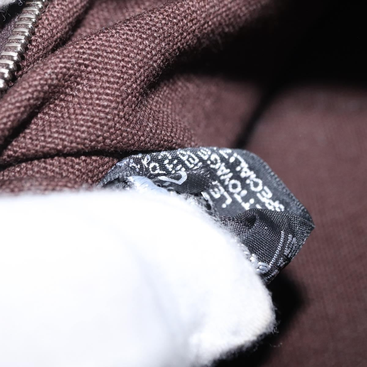 Hermès Hermès HERMES Toroca Horizontal PM Hand Bag Canvas Brown Authentic bs31853