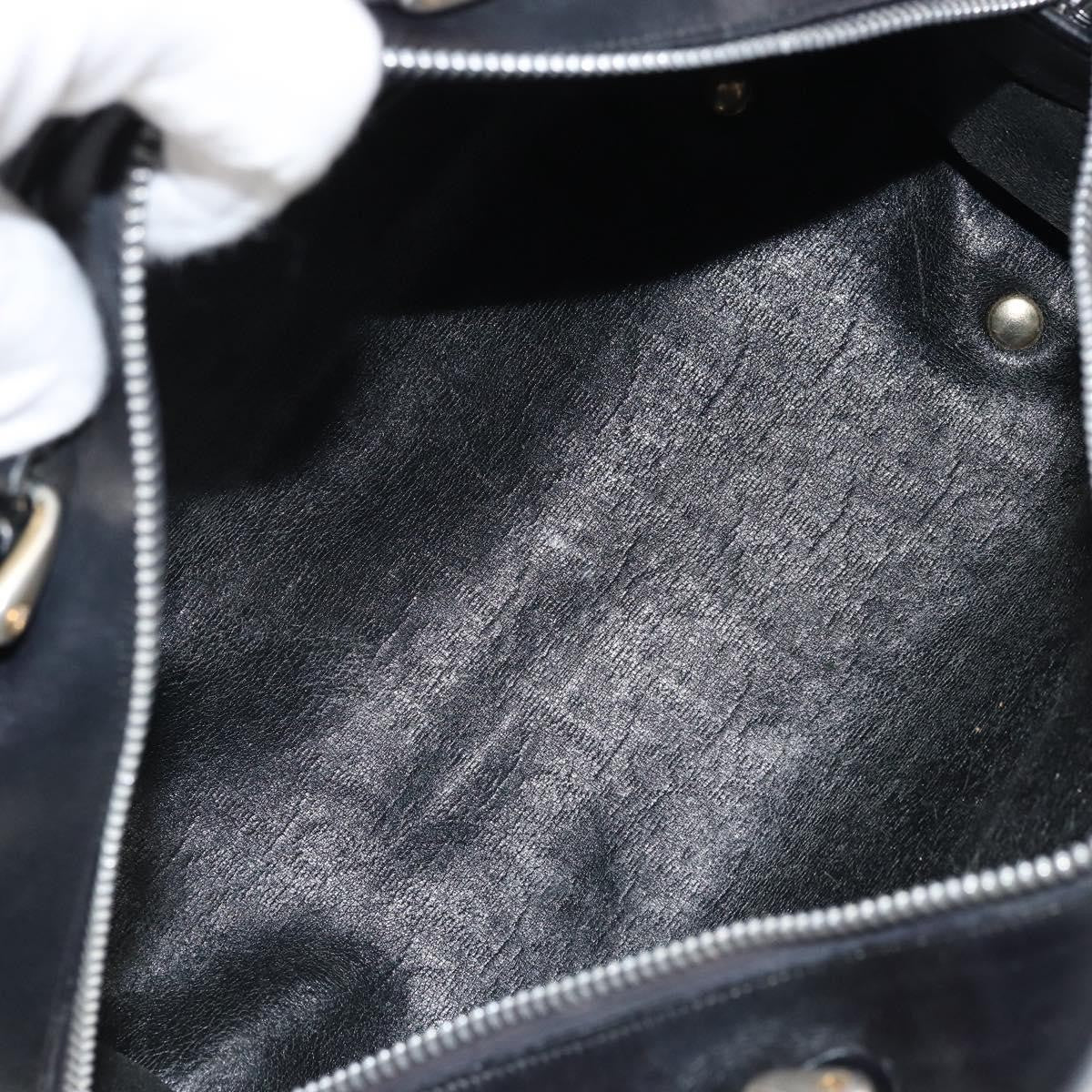 Dior Christian Dior Trotter Canvas Hand Bag Navy Authentic bs33053