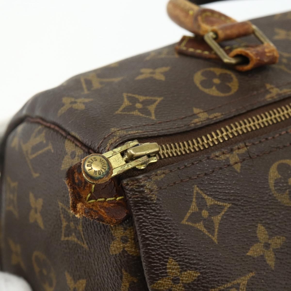 Louis Vuitton LOUIS VUITTON Monogram Speedy 30 Hand Bag M41526 LV Authentic bs34784