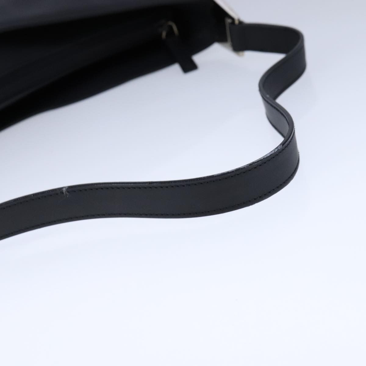Gucci GUCCI Shoulder Bag Patent Leather Black Silver 001 3017 002058 Authentic yk16254