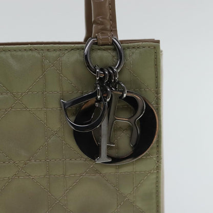 Dior Christian Dior Canage Shoulder Bag Nylon Beige Authentic 96633
