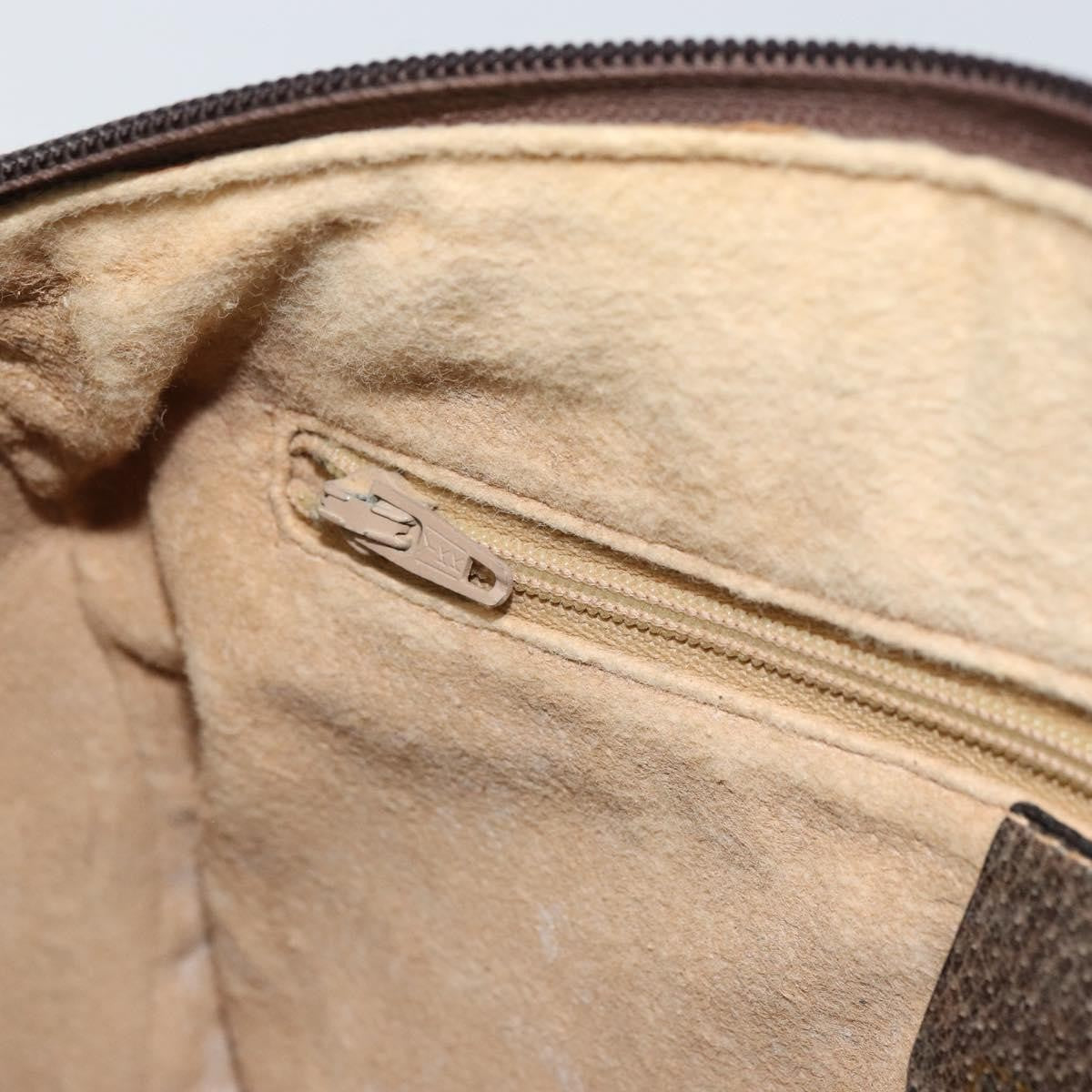 Gucci GUCCI GG Supreme Web Sherry Line Boston Bag PVC Beige Gold 010 378 Authentic 159328