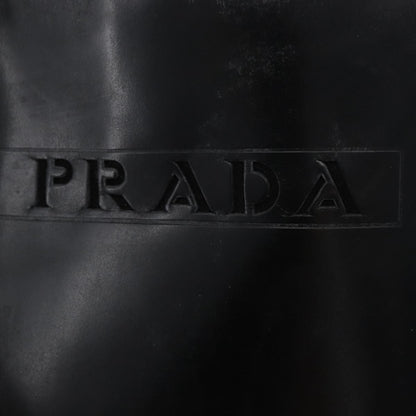 Prada PRADA Hand Bag Leather Black Silver Authentic 169378
