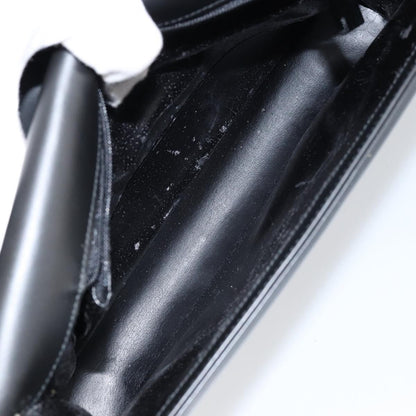 Gucci GUCCI Shoulder Bag Leather Black Silver 001 3064 Authentic 146004