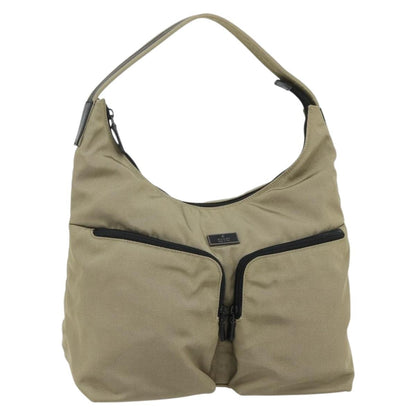 Gucci GUCCI Shoulder Bag Nylon Beige 001 3380 1705 Authentic ti3889
