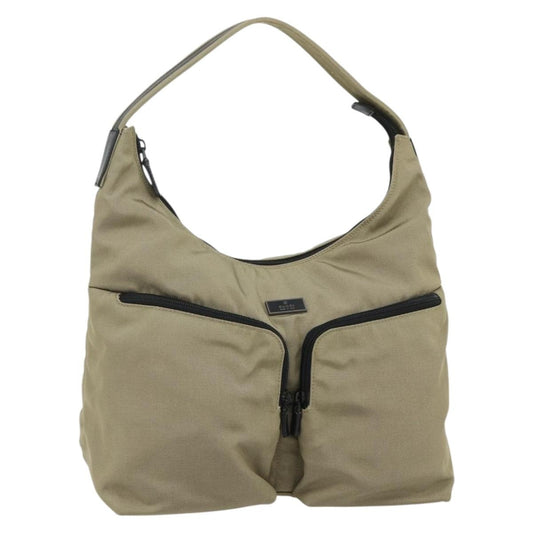 Gucci GUCCI Shoulder Bag Nylon Beige 001 3380 1705 Authentic ti3889