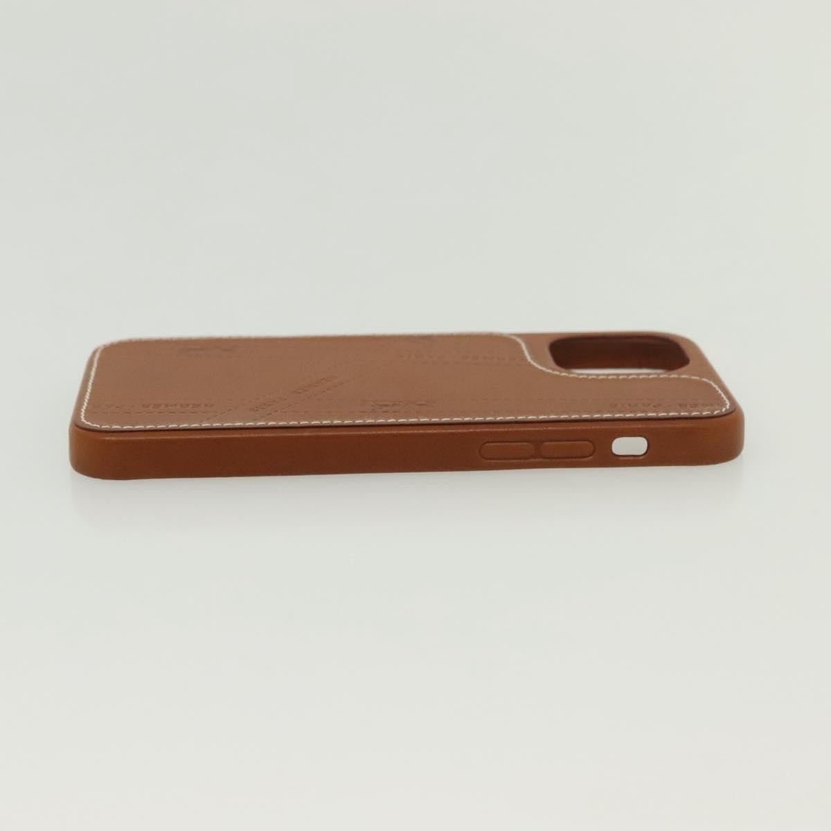 Hermès Hermès HERMES iPhone 12 & 12 Pro Case iPhone Case Leather Brown Authentic BA5561 Bag