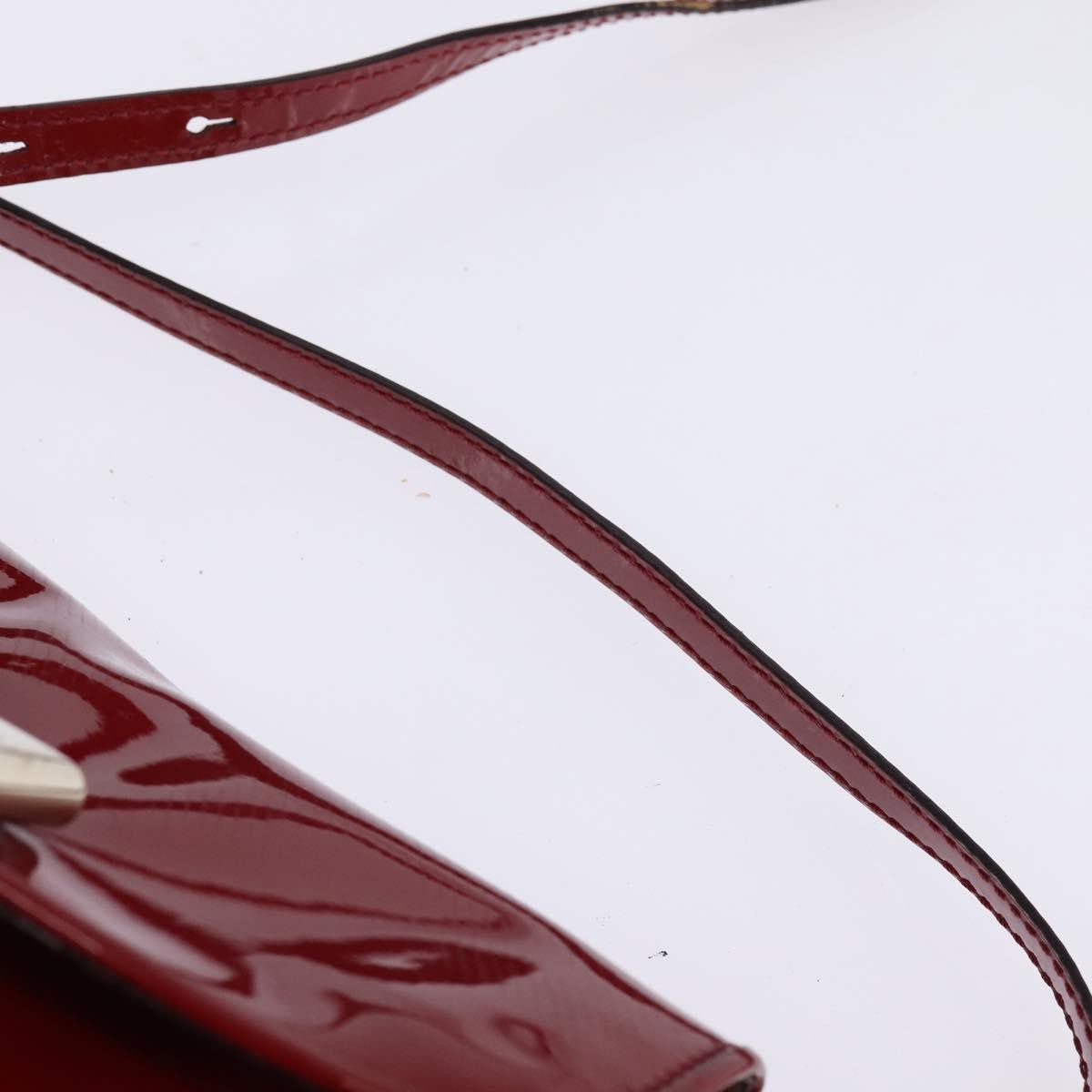 Chloé Chloé Chloe 2way Pouch Enamel Red Gold Authentic bs29581 Bag