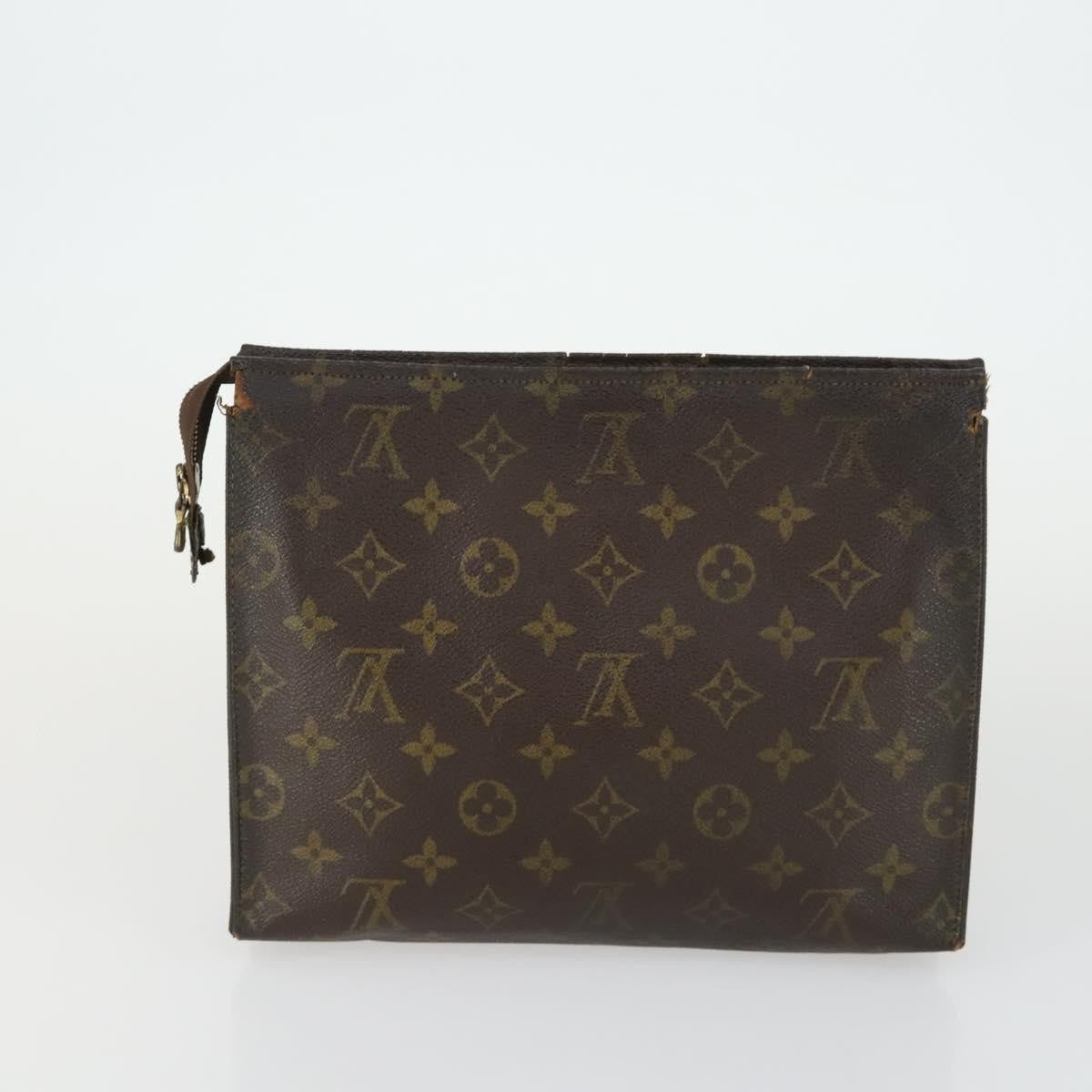 Louis Vuitton LOUIS VUITTON Monogram Clutch Bag 3 Set LV Authentic bs33347