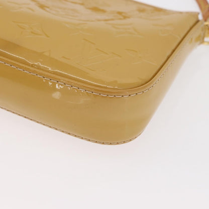 Louis Vuitton LOUIS VUITTON Vernis Pochette Accessoires Accessory Pouch Citrin LV Authentic 161520 Bag