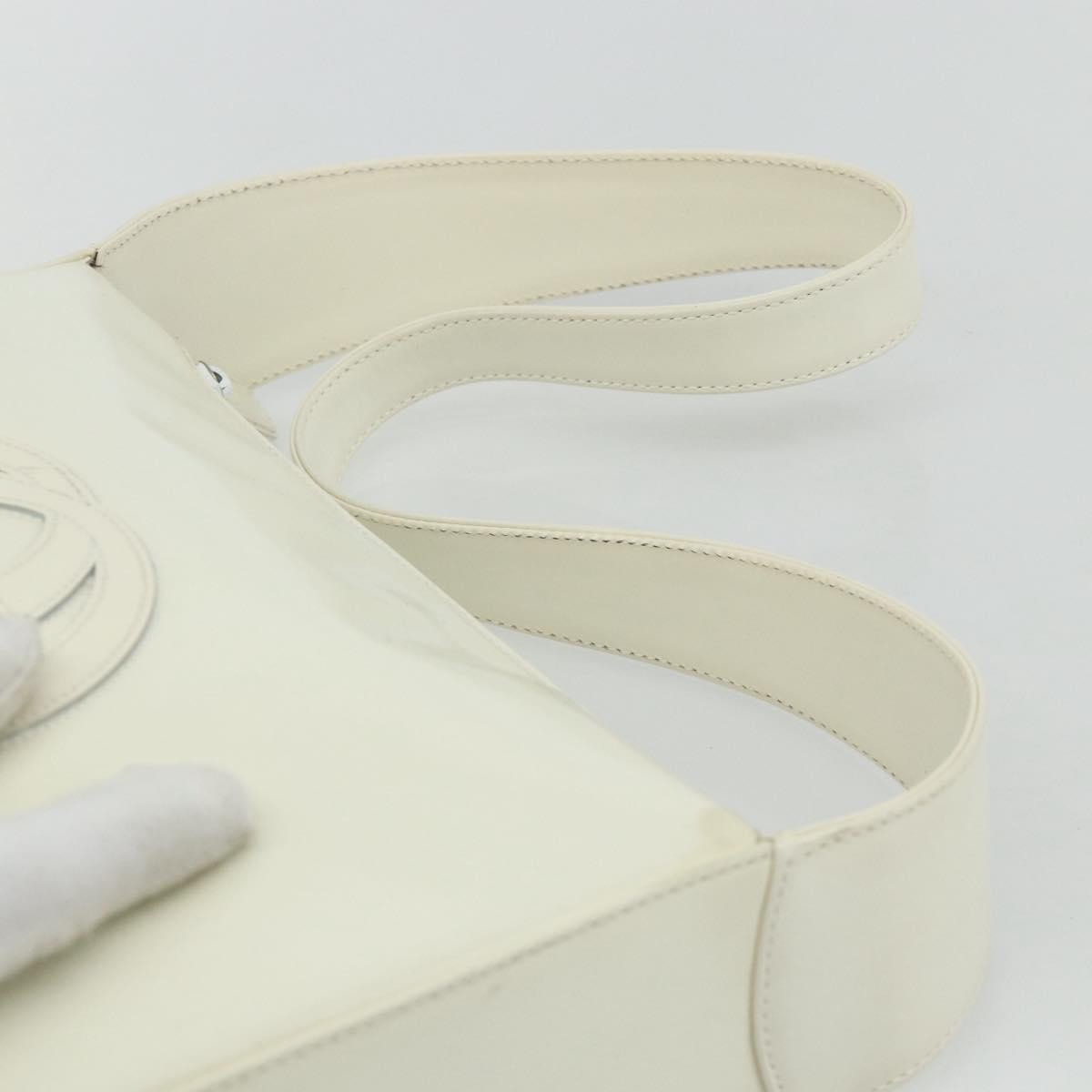 Gucci GUCCI Shoulder Bag Enamel White 001 1364 1703 Authentic ti3860